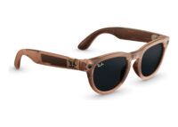 Ray-Ban Meta Headliner Gen 2 AI Smart Glasses Grey Transitions Lens Matte Transparent Peach