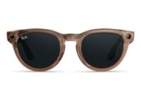 Ray-Ban Meta Headliner Gen 2 AI Smart Glasses Grey Transitions Lens Matte Transparent Peach