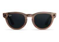 Ray-Ban Meta Headliner Gen 2 AI Smart Glasses Grey Transitions Lens Matte Transparent Peach