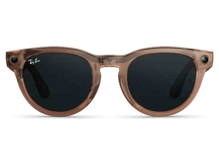 Ray-Ban Meta Headliner Gen 2 AI Smart Glasses Grey Transitions Lens Matte Transparent Peach