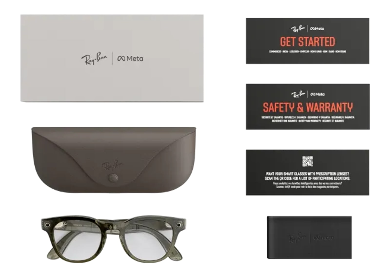 Ray-Ban Meta Scriber Optics Gen 2 AI Smart Glasses Clear Lens Dark Olive - görsel 5