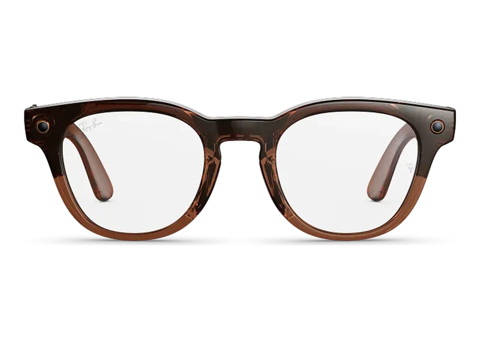 Ray-Ban Meta Scriber Optics Gen 2 AI Smart Glasses Clear Lens Shiny Umber