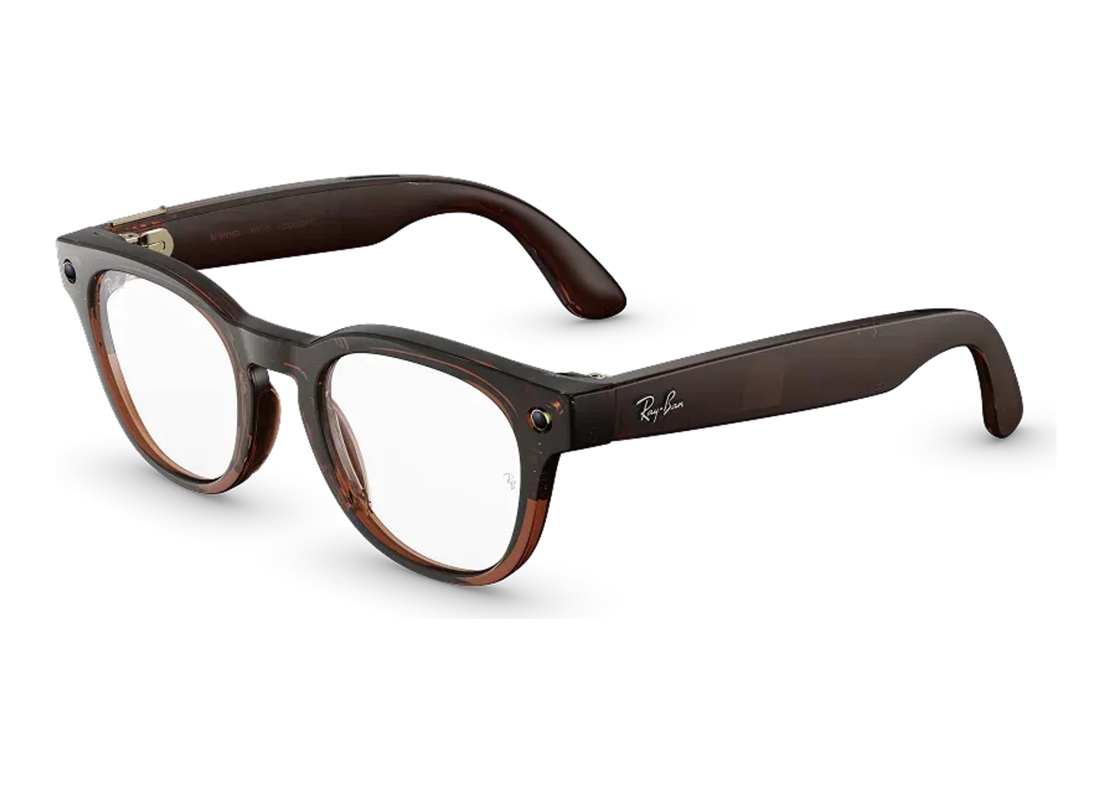 Ray-Ban Meta Scriber Optics Gen 2 AI Smart Glasses Clear Lens Shiny Umber - görsel 2