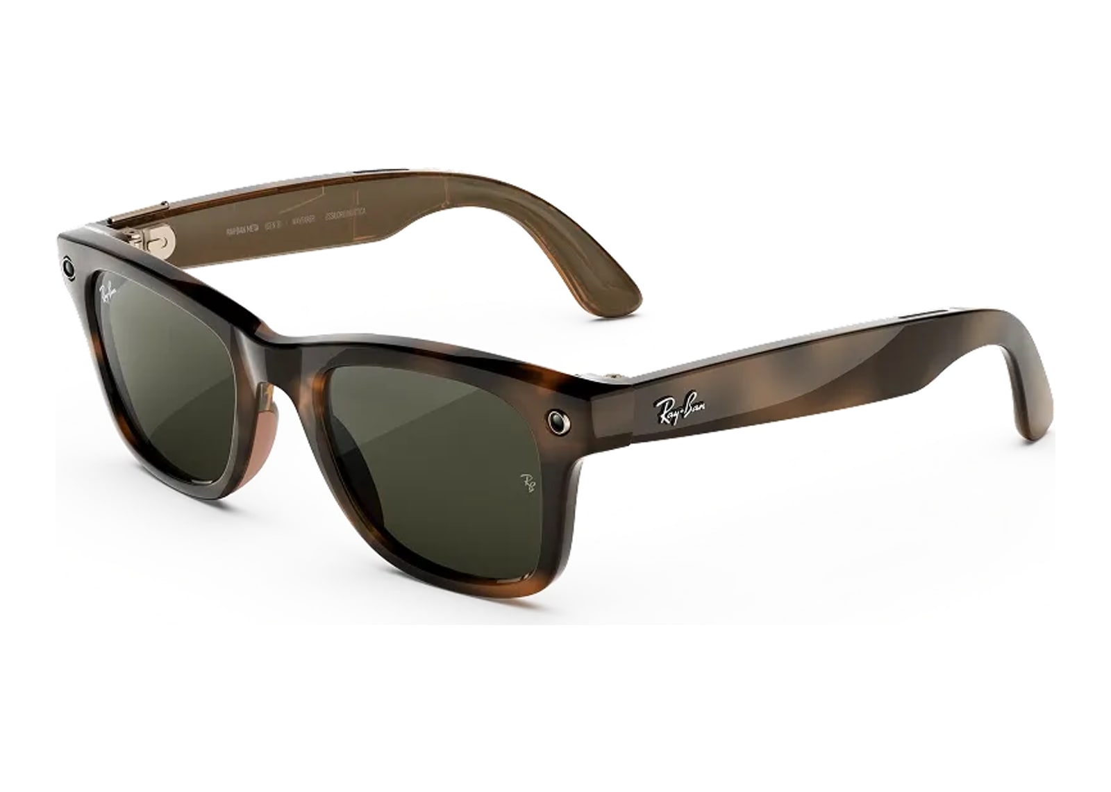Ray-Ban Meta Wayfarer Gen 3 AI Smart Glasses Green Lens Havana - görsel 2