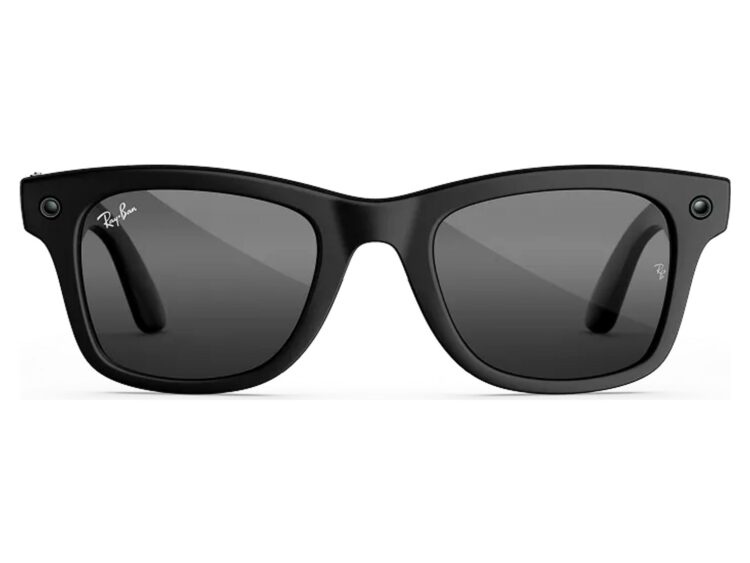Ray-Ban Meta Wayfarer Gen 3 AI Smart Glasses Grey Lens Matte Black