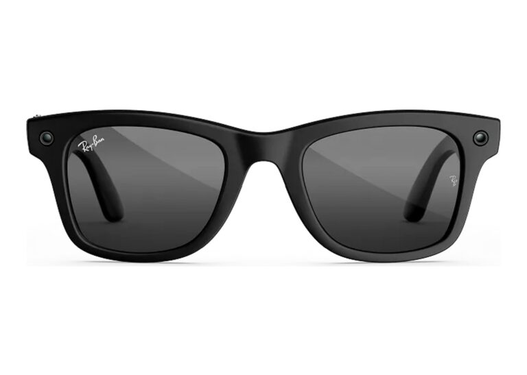 Ray-Ban Meta Wayfarer Gen 3 AI Smart Glasses Grey Lens Matte Black
