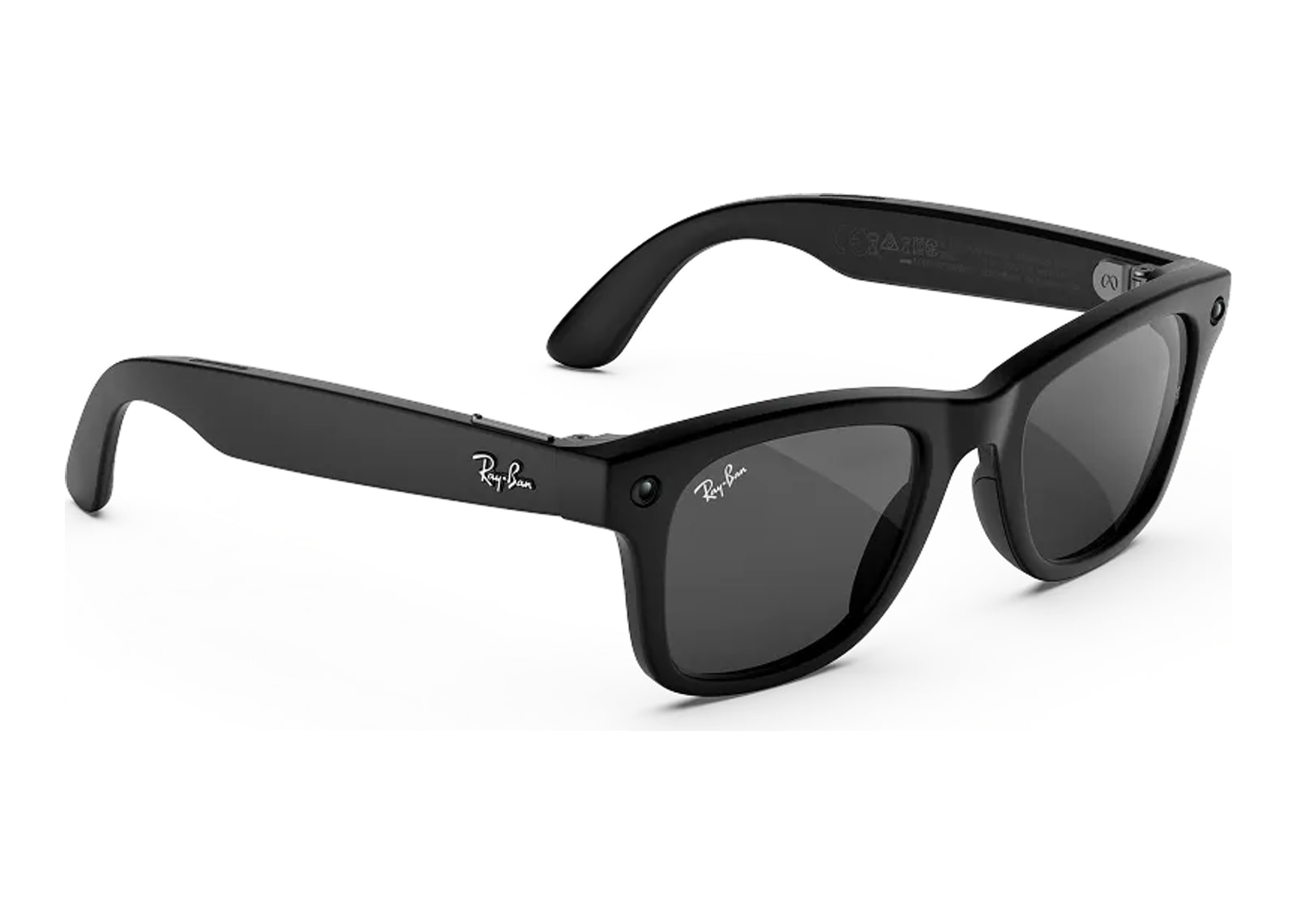Ray-Ban Meta Wayfarer Gen 3 AI Smart Glasses Grey Lens Matte Black - görsel 3