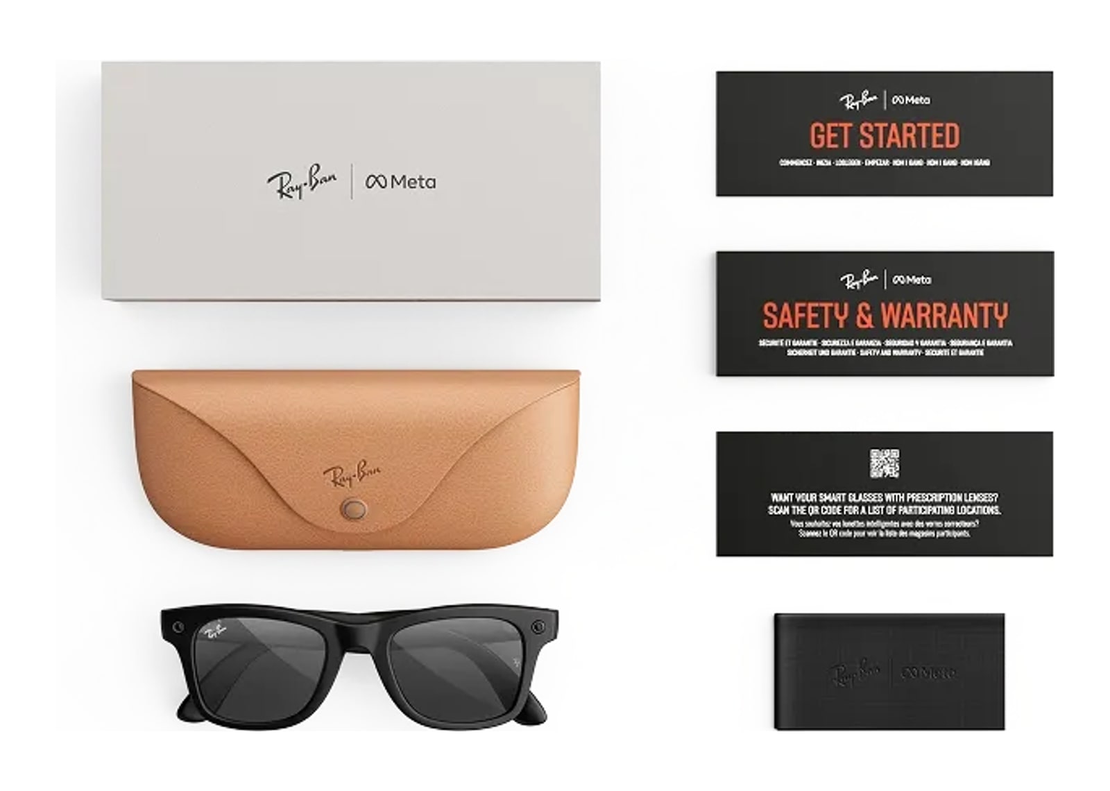 Ray-Ban Meta Wayfarer Gen 3 AI Smart Glasses Grey Lens Matte Black - görsel 5