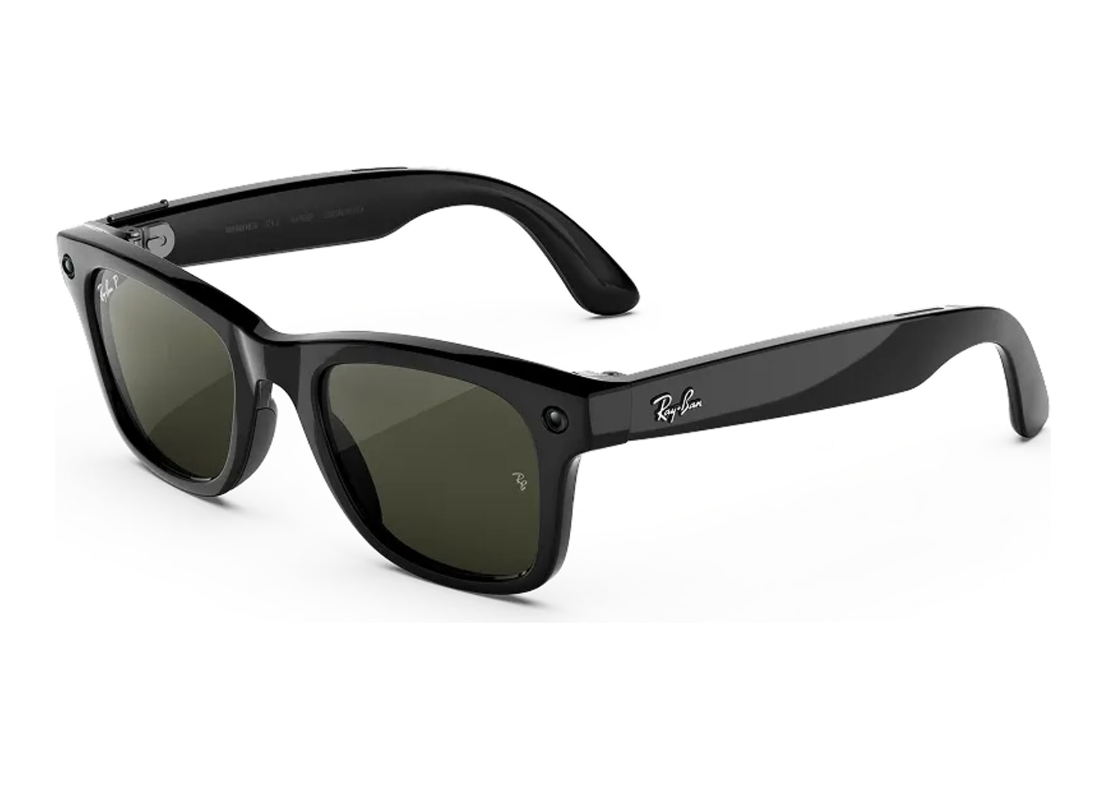 Ray-Ban Meta Wayfarer Gen 3 AI Smart Glasses Polarized Green Lens Shiny Black - görsel 2