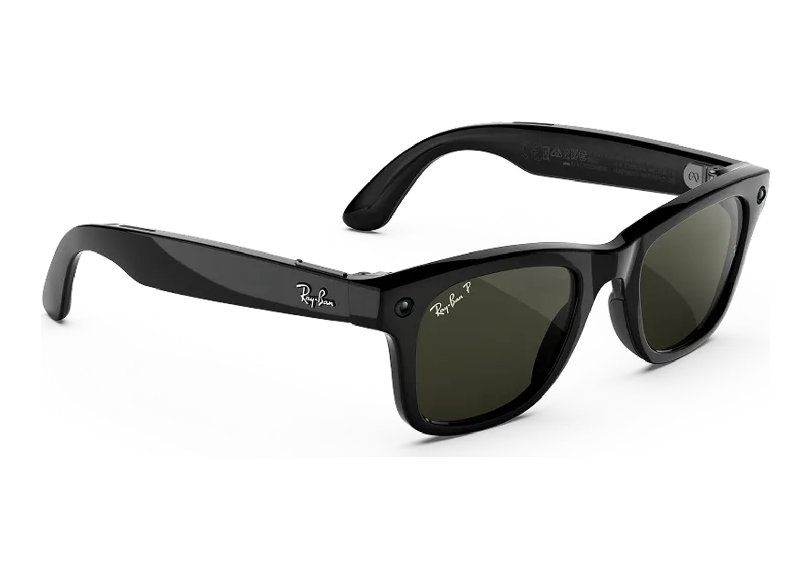 Ray-Ban Meta Wayfarer Gen 3 AI Smart Glasses Polarized Green Lens Shiny Black - görsel 3
