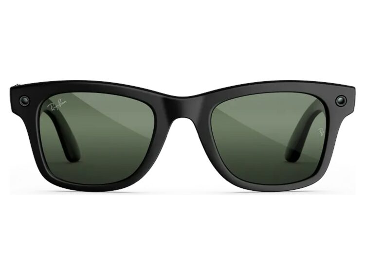 Ray-Ban Meta Wayfarer Gen 3 AI Smart Glasses Transitions Graphite Green Lens Matte Black