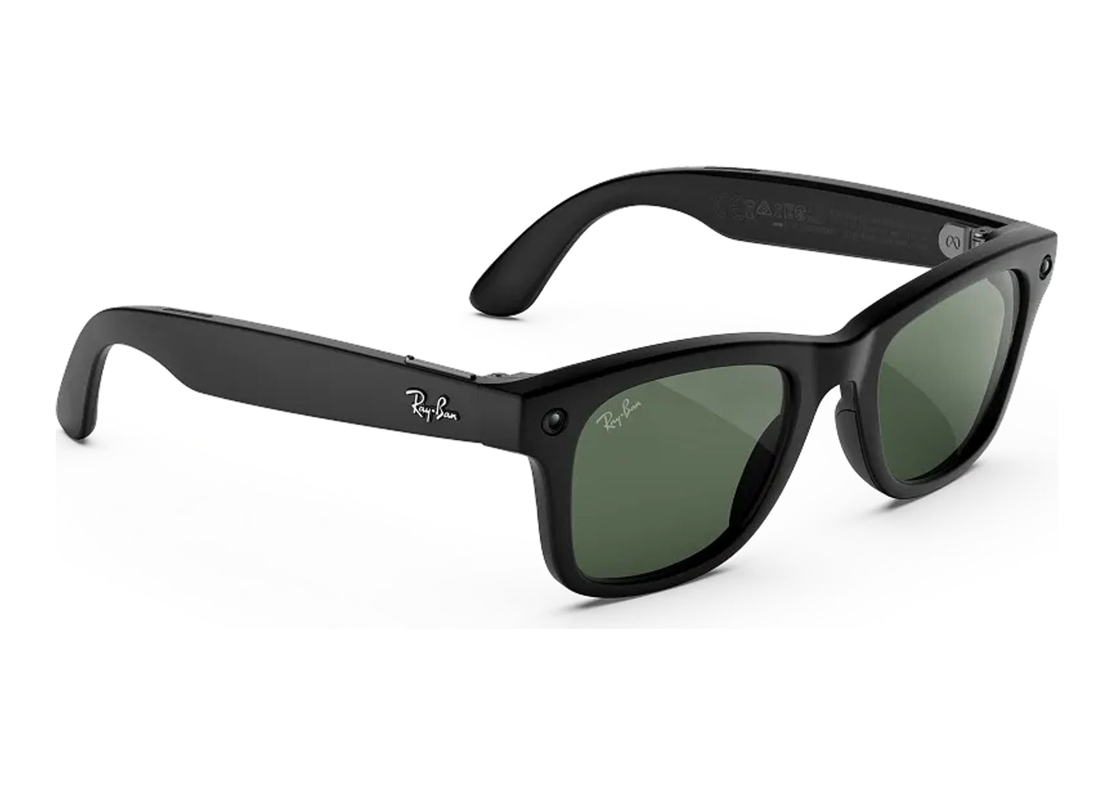 Ray-Ban Meta Wayfarer Gen 3 AI Smart Glasses Transitions Graphite Green Lens Matte Black - görsel 2