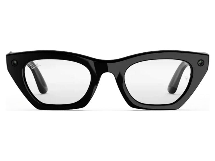 Ray-Ban Meta Zena Gen 3 AI Smart Glasses Clear Lens Shiny Black