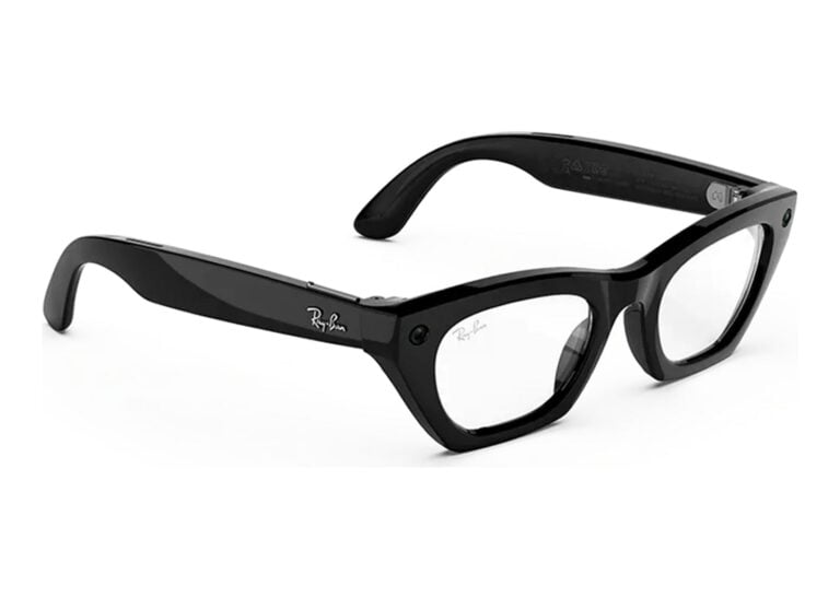 Ray-Ban Meta Zena Gen 3 AI Smart Glasses Clear Lens Shiny Black