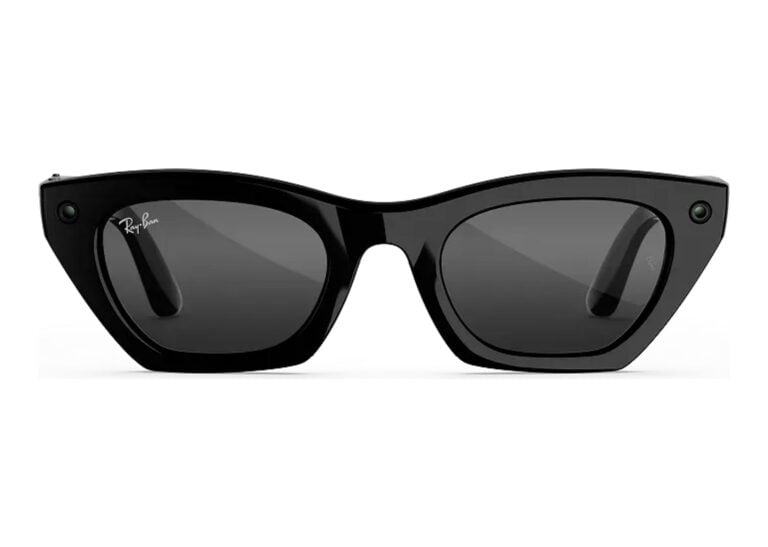 Ray-Ban Meta Zena Gen 3 AI Smart Glasses Grey Lens Shiny Black