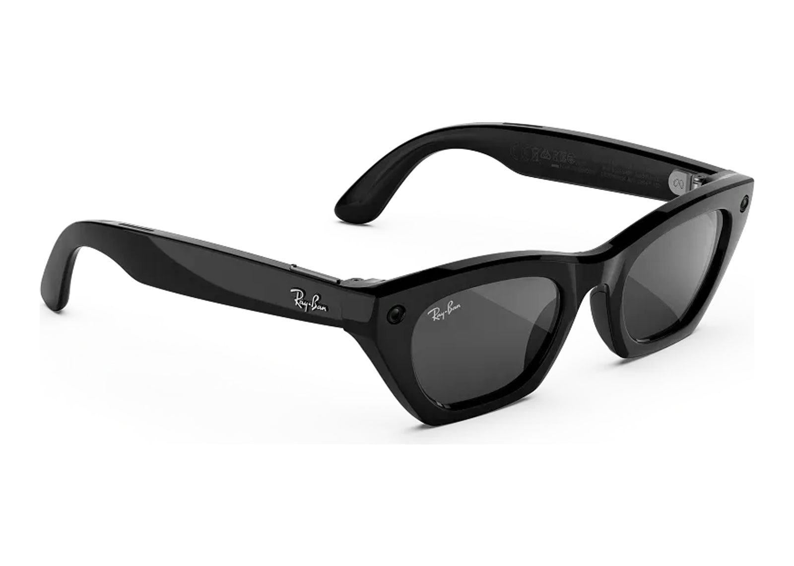 Ray-Ban Meta Zena Gen 3 AI Smart Glasses Grey Lens Shiny Black - görsel 2