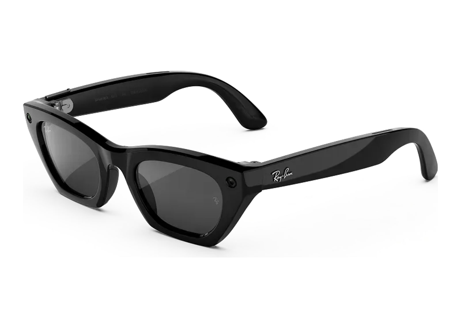 Ray-Ban Meta Zena Gen 3 AI Smart Glasses Grey Lens Shiny Black - görsel 3
