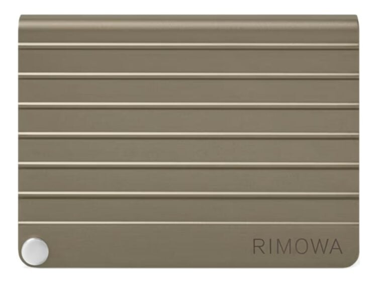 Rimowa Aluminum Card Holder Titanium