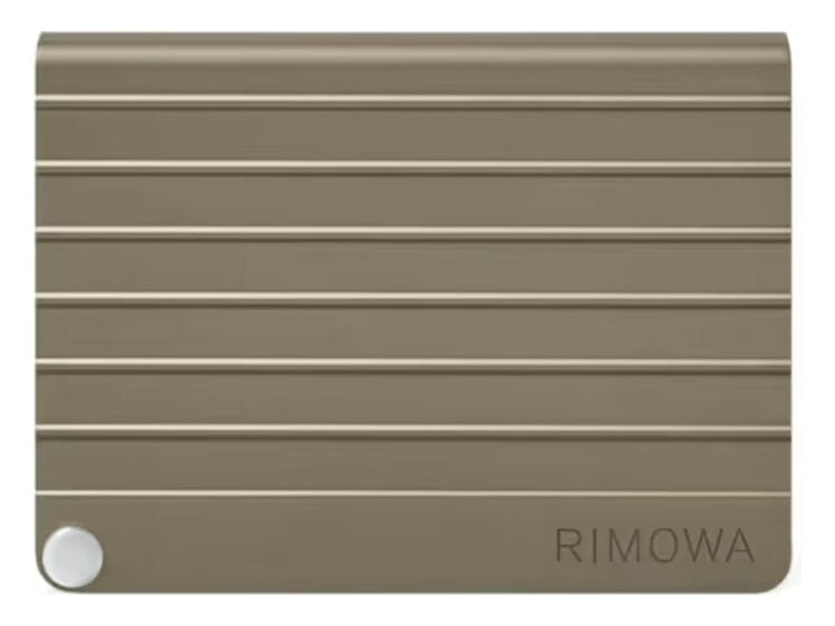 Rimowa Aluminum Card Holder Titanium