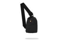 Sprayground Blacked Out Embossed Gold Tooth Backpack Sling