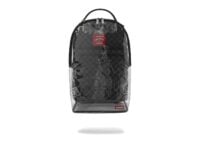 Sprayground Clear DLX Backpack Checked Out (Gray Black Check)