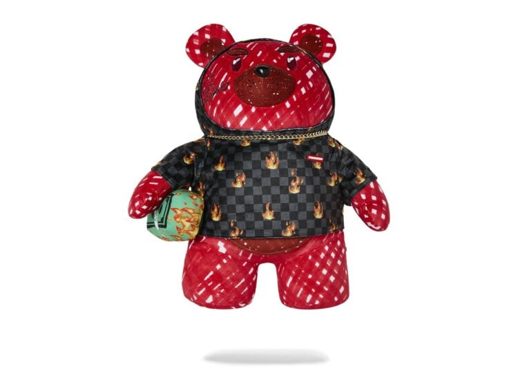 Sprayground Diablo Scribble Fire Moneybear Backpack