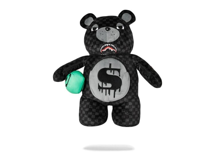 Sprayground Dripping Sharks in Paris Moneybear Teddy Bear