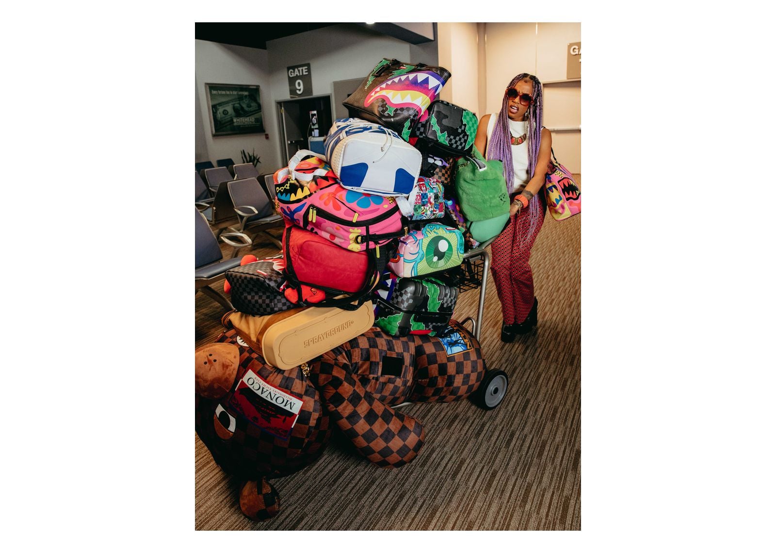 Sprayground Largest Bear in the World Backpack - görsel 3