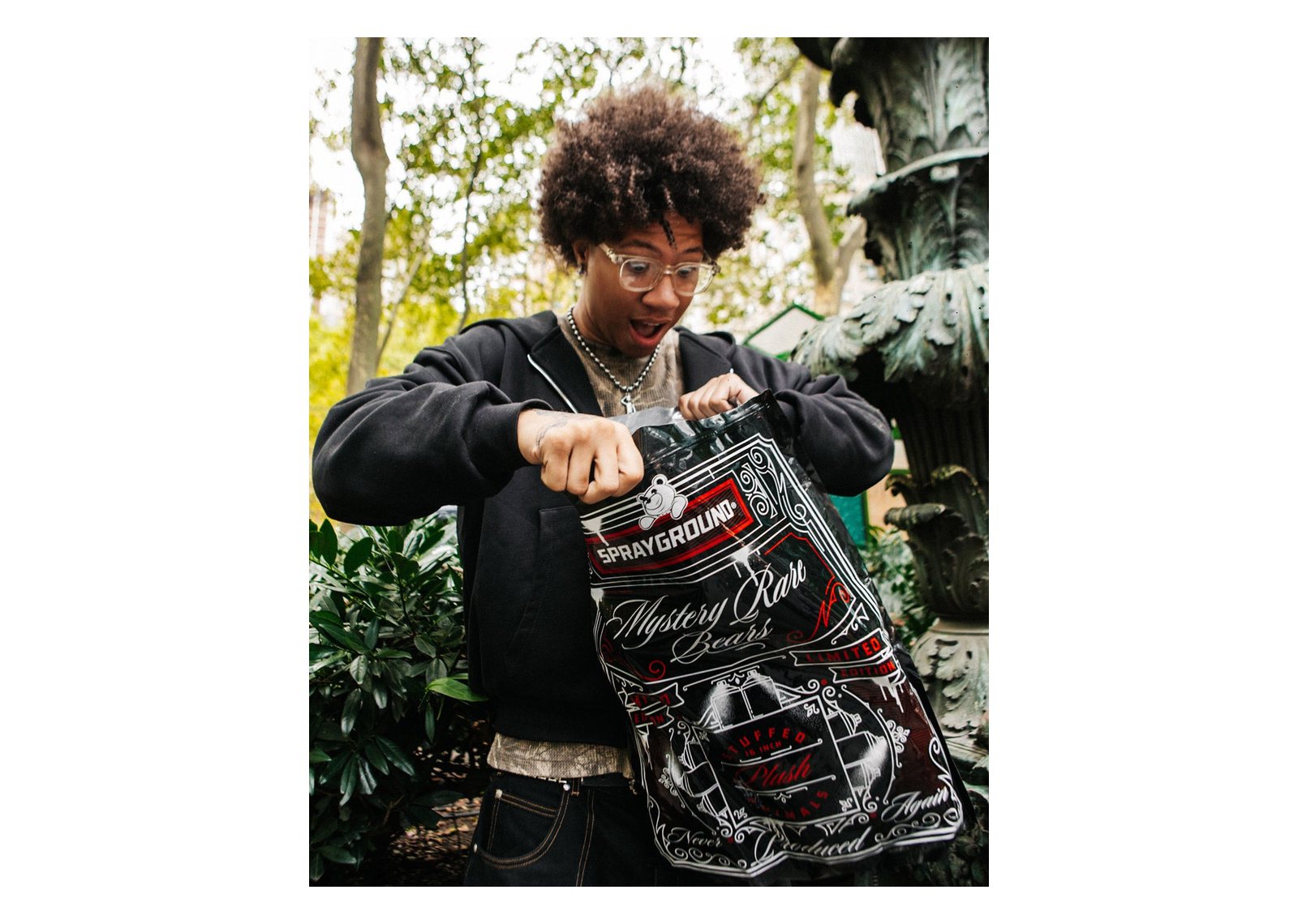 Sprayground Mystery Rare Bear Backpack