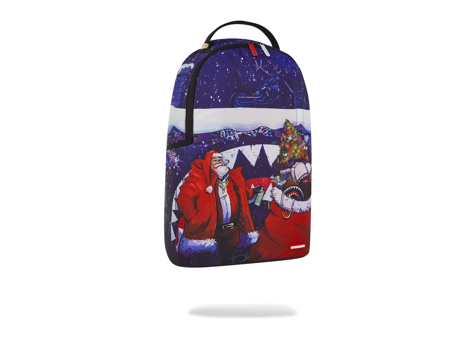 Sprayground Santa Big Bag Stacks Backpack - görsel 3