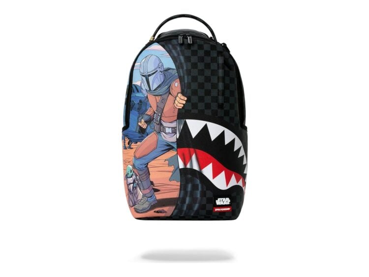 Sprayground Star Wars Mando Grogu Get to the Ship Backpack