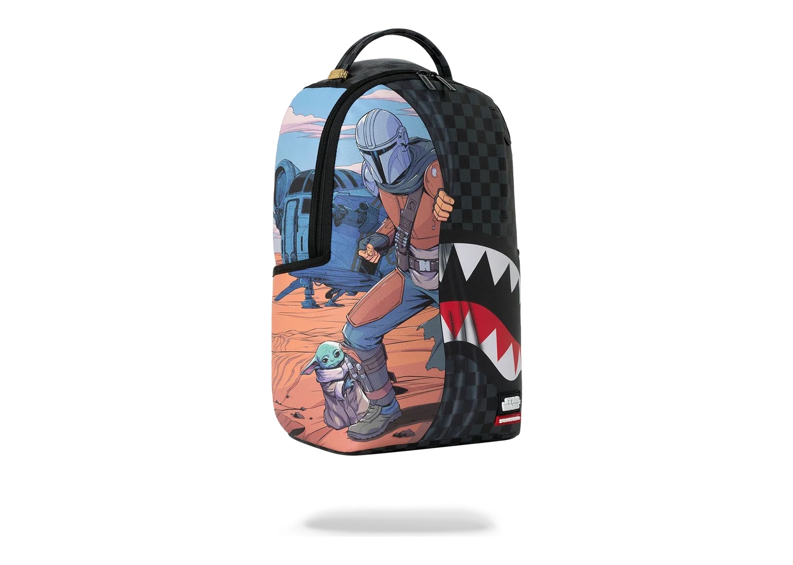 Sprayground Star Wars Mando Grogu Get to the Ship Backpack - görsel 2