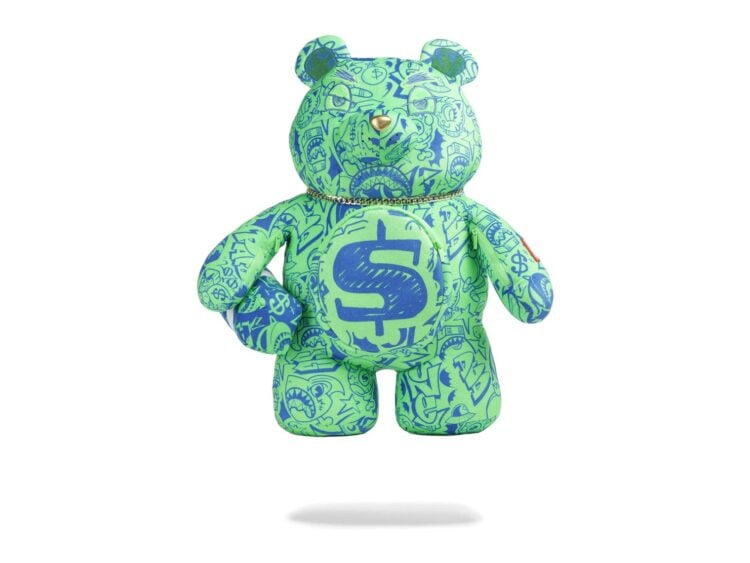 Sprayground Tatted Up No Face Moneybear Backpack