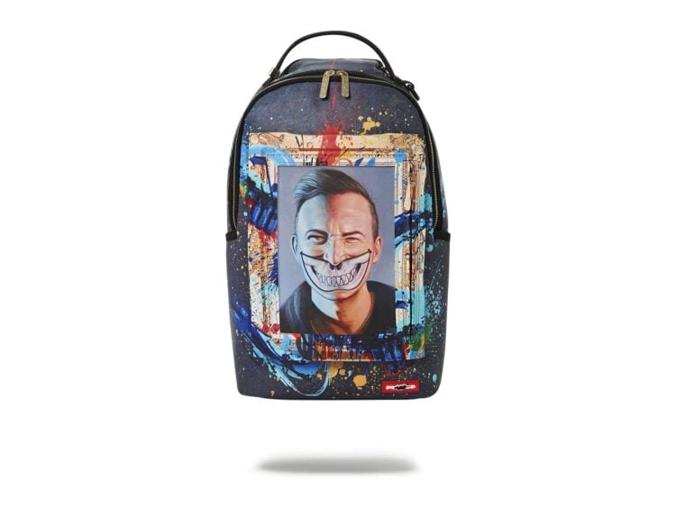 Sprayground the Rare Dbd Grin Shark Portrait By Ron English Super Limited Edition Backpack