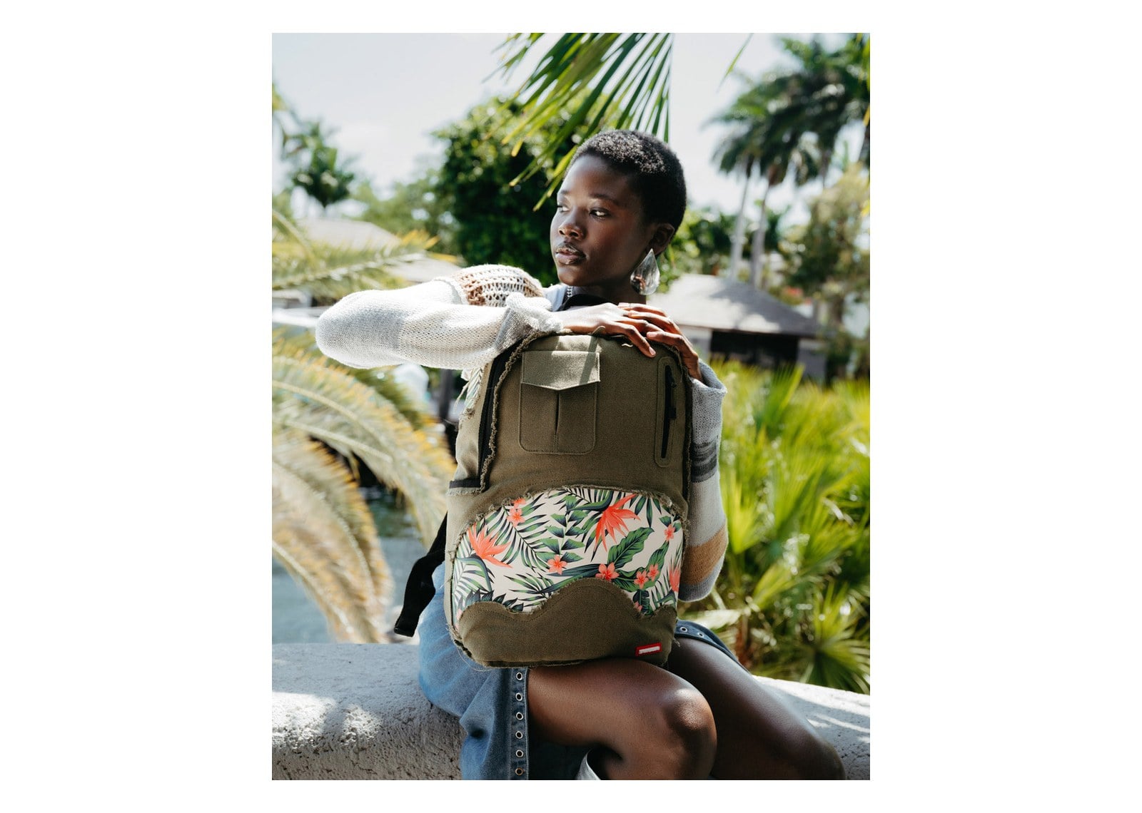 Sprayground Tropical Mirage DLX Tactical Backpack - görsel 2