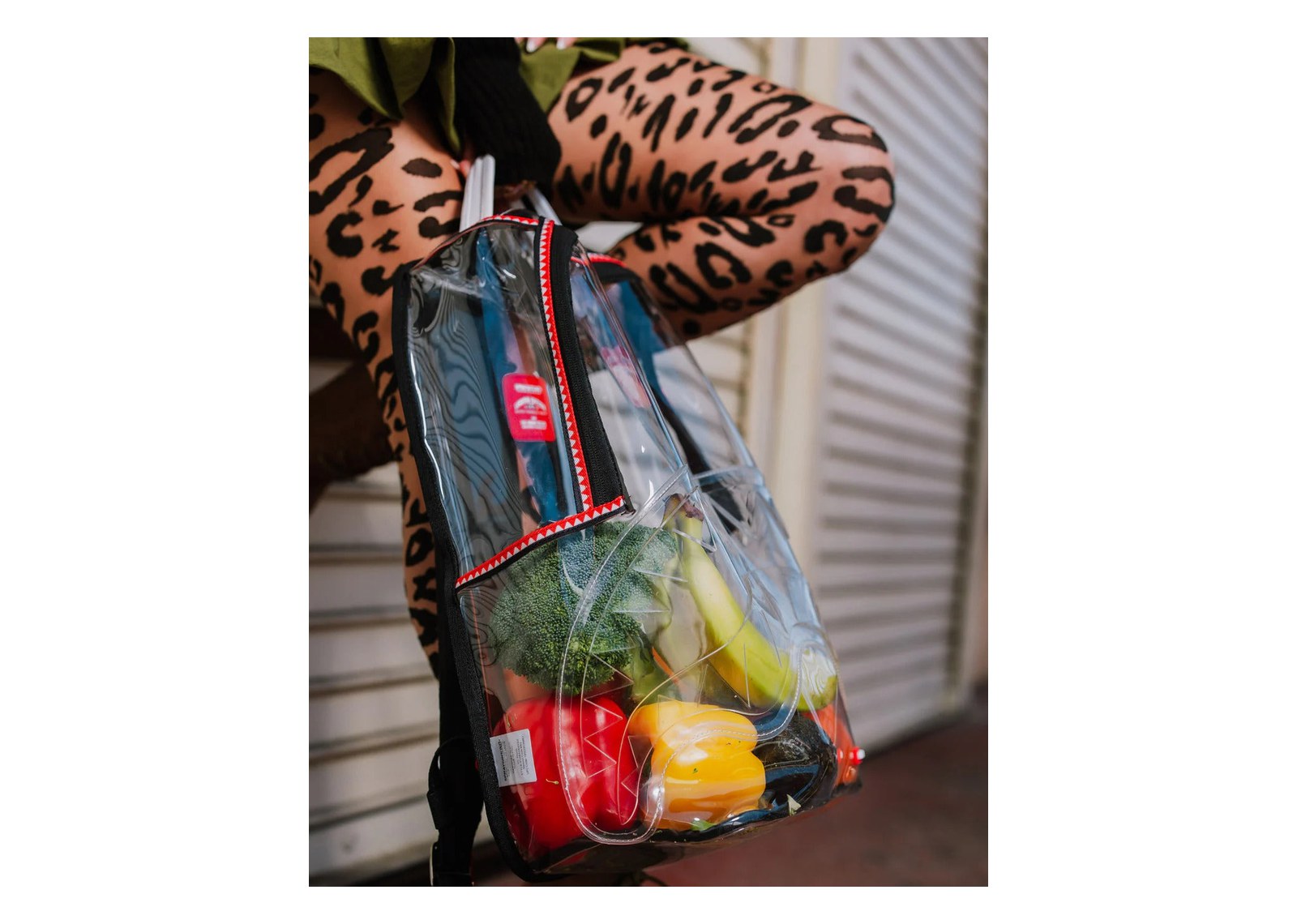 Sprayground VSM Piping DLX Clear Backpack - görsel 2