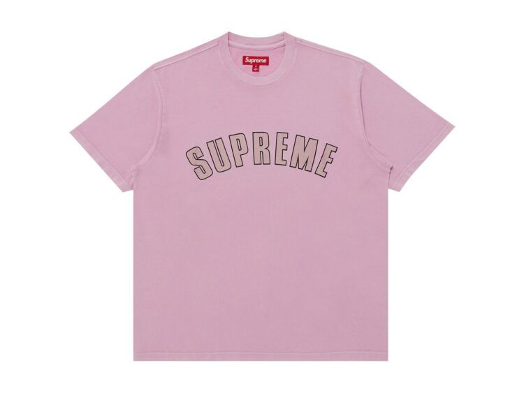 Supreme Cracked Arc Short-Sleeve Top Pink