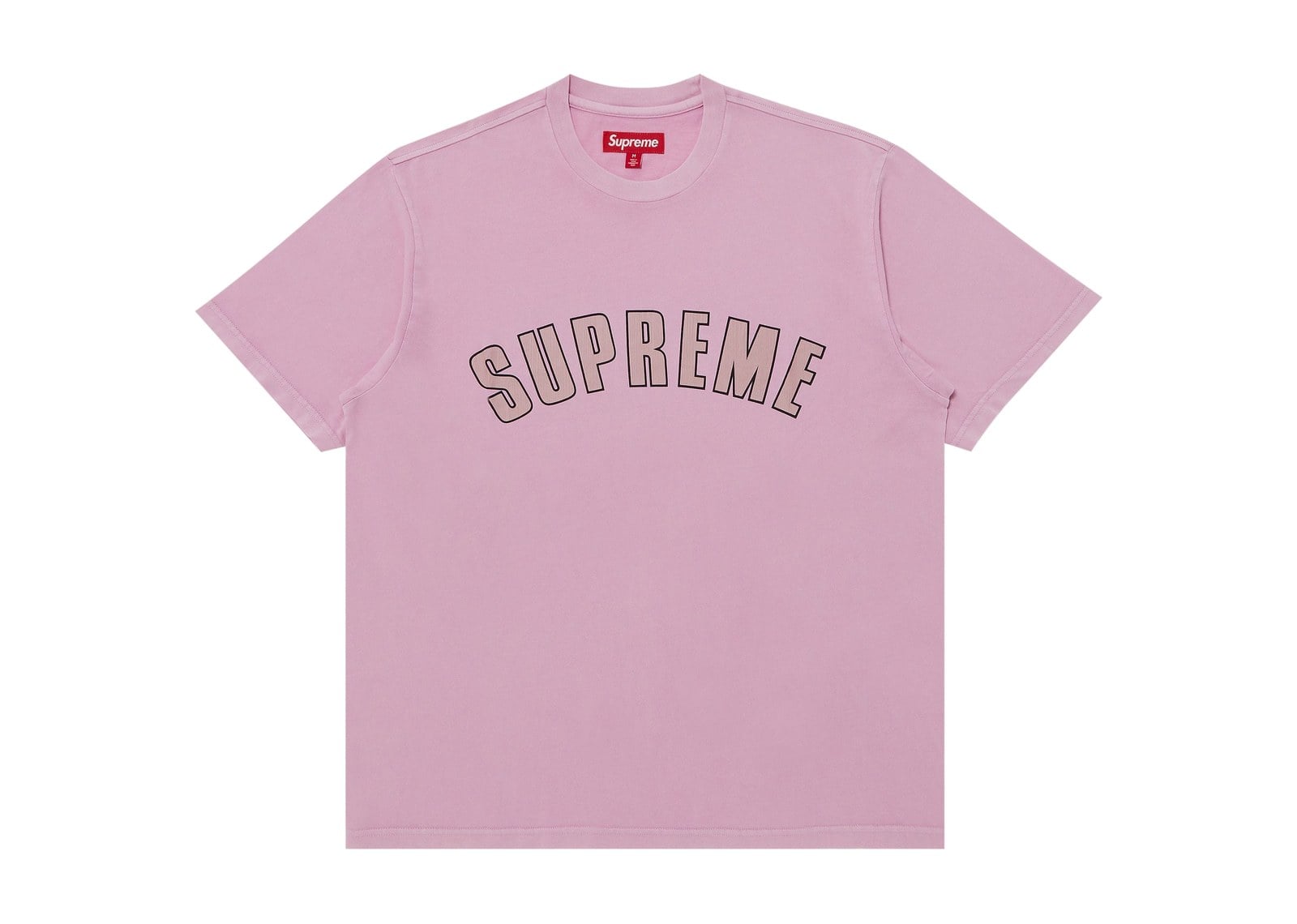 Supreme Cracked Arc Short-Sleeve Top Pink