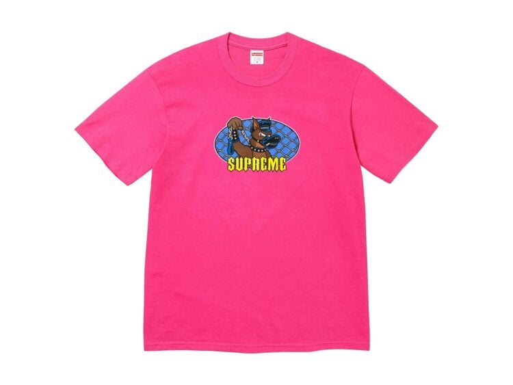 Supreme Leash Tee Fuchsia