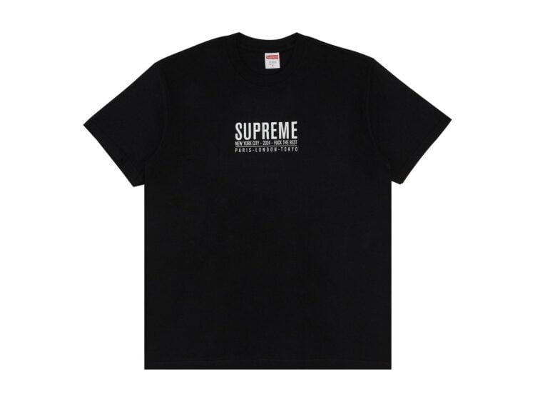 Supreme Paris Tee Black