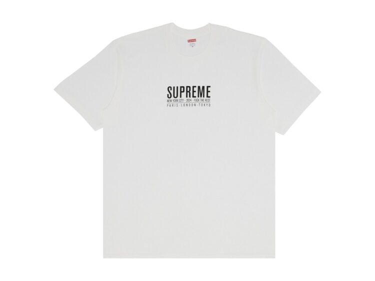 Supreme Paris Tee White