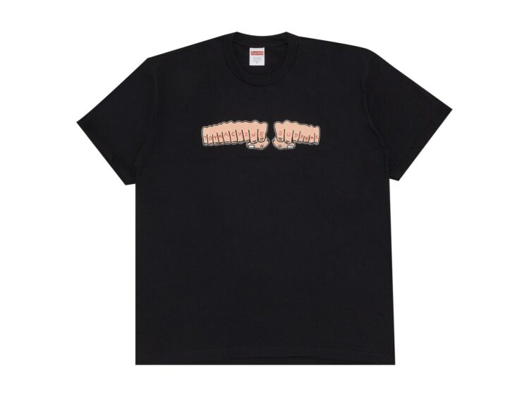 Supreme x Toy Machine Fist Tee Black