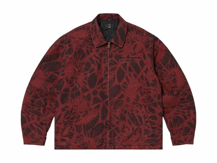 Supreme x Ys Denim Work Jacket Overdyed Red
