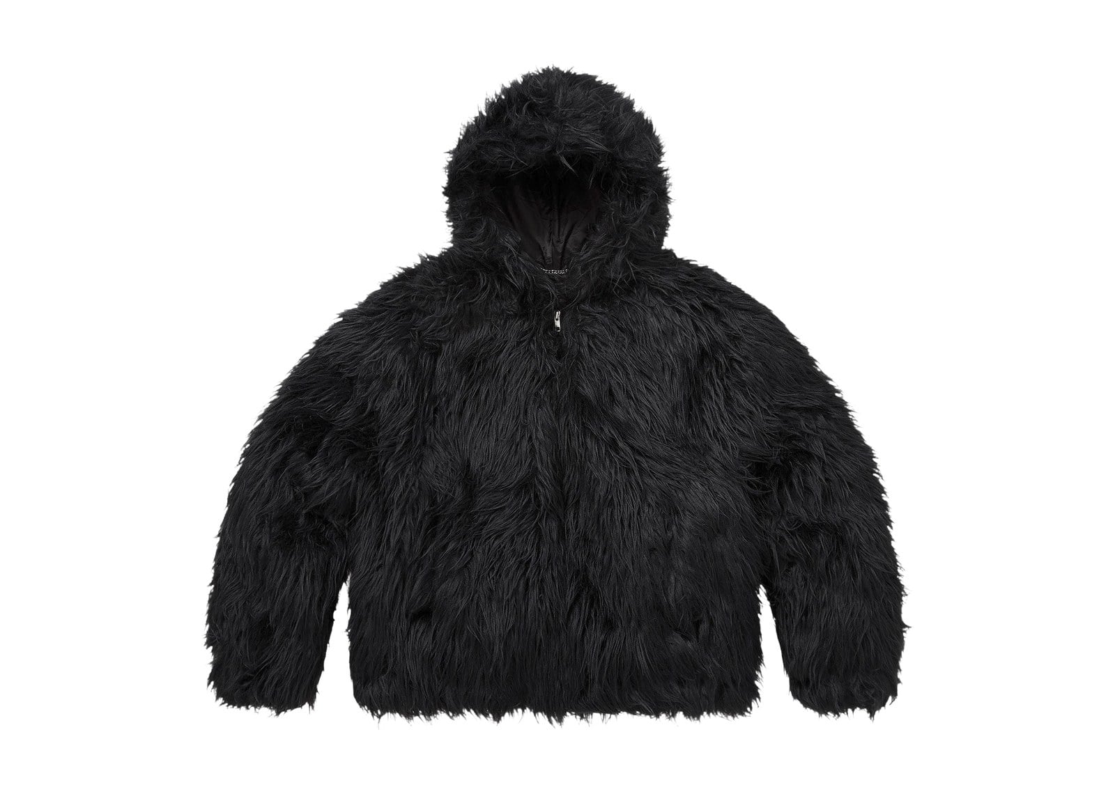 Supreme x Ys Faux Fur Windstopper Hooded Bomber Jacket Black