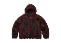 Supreme x Ys Faux Fur Windstopper Hooded Bomber Jacket Red