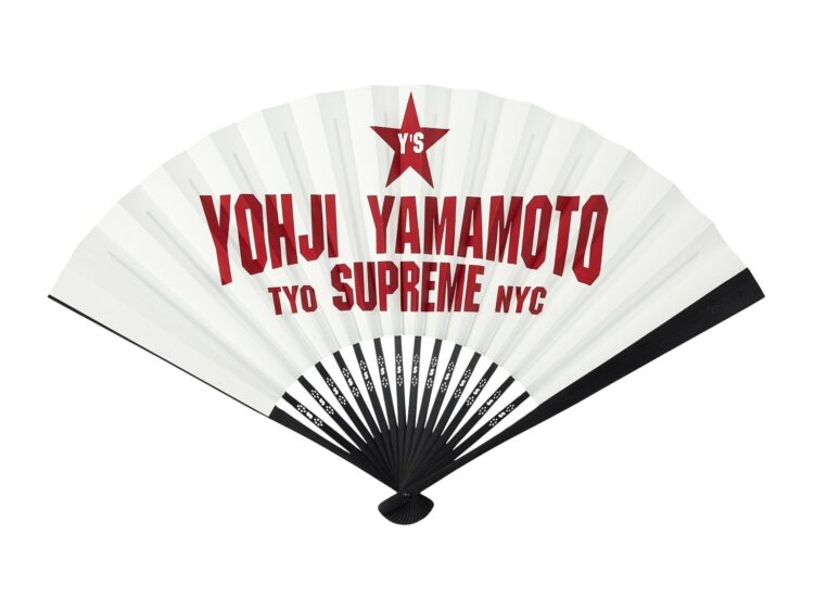 Supreme x Ys Hand Fan White