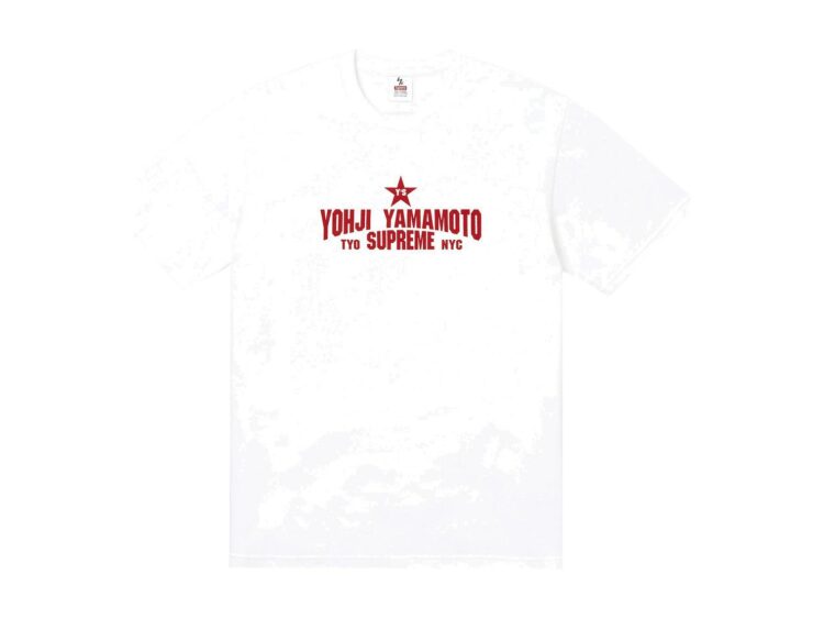 Supreme x Ys Star Tee White