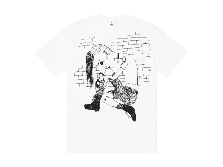 Supreme x Ys Thinker Tee White