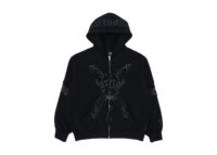 Supreme x Ys Zip Up Hooded Sweatshirt Black