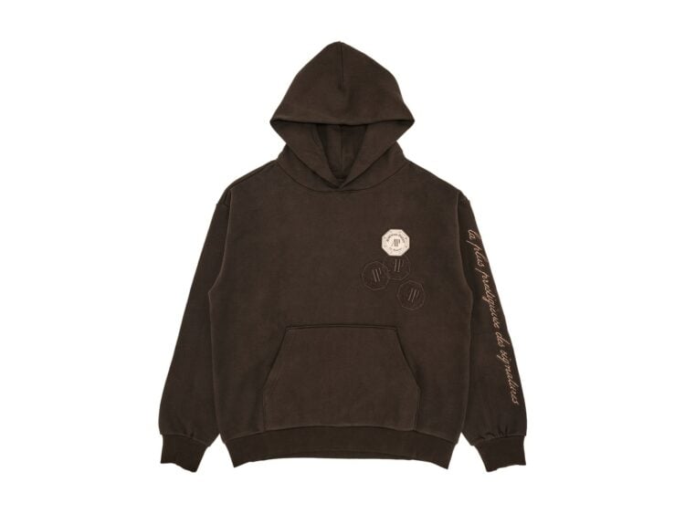 Travis Scott CJ x Audemars Piguet Emblem Hoodie Dark Brown